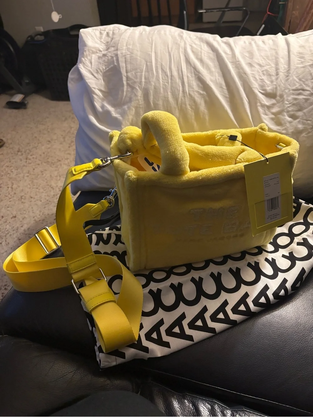 NWT Marc Jacob’s the terry small tote bag yellow